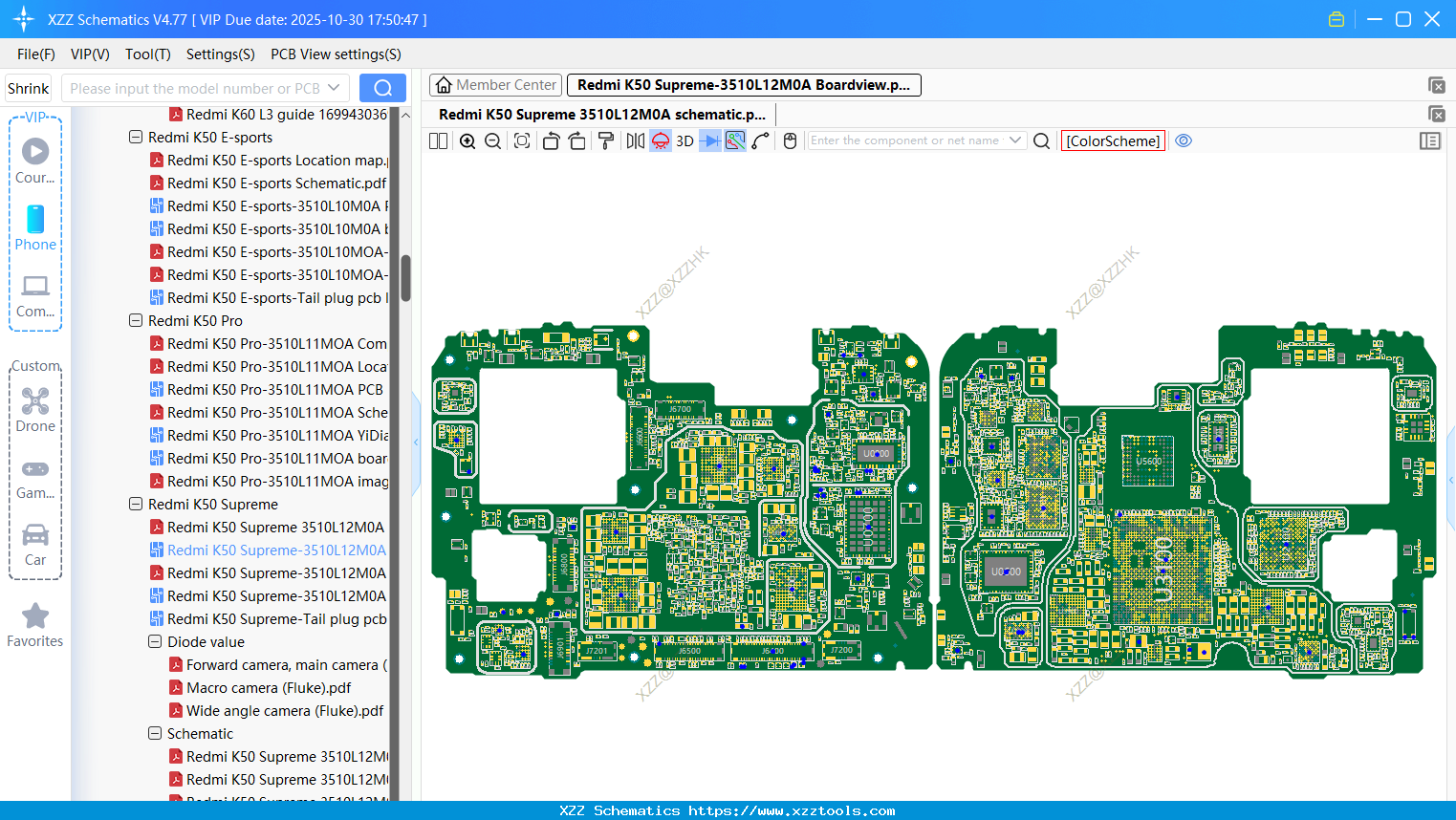 Xiaomi Redmi K50 Supreme-3510L12M0A Boardview